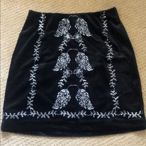 H&M velvet skirt NWT
